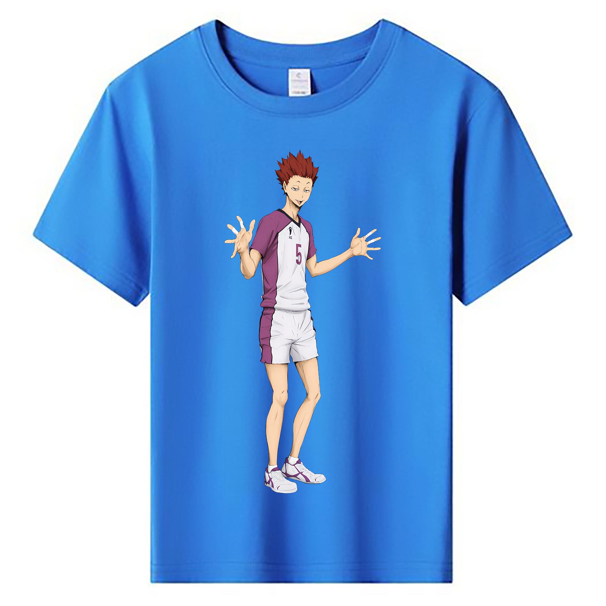 （画像用） ハイキュー!! Haikyu!! 綿100％キッズTシャツ（フロントプリント）